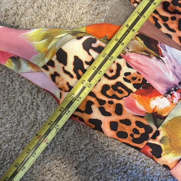 Va va voom Floral and Leopard Print Pink Dress - Picture 10 of 15